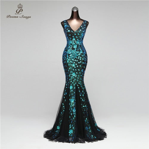 Elegant Mermaid Evening Dress
